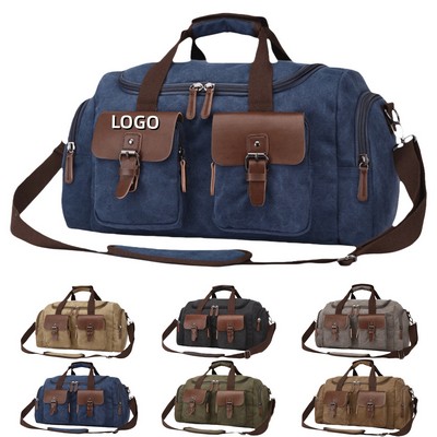 Large Canvas Travel Duffle Bag