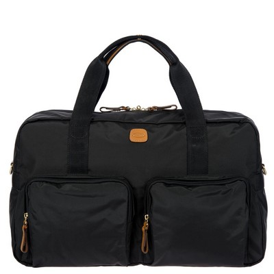 Bric's® 18" X-Bag Boarding Black Duffle Bag w/Pockets