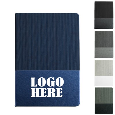A5 PU Leather Notebook Two Tone Cover