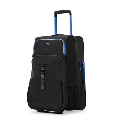 High Sierra Hi-Life Carry-On Black Wheeled Duffel