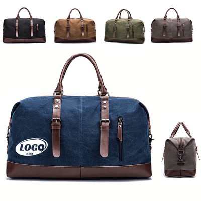 Travel Tote Canvas Duffel Bag
