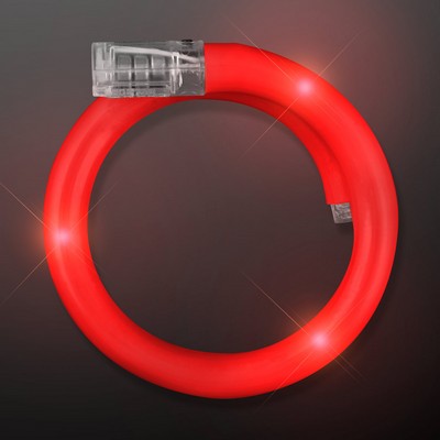 Flashy Red LED Tube Bracelet - BLANK