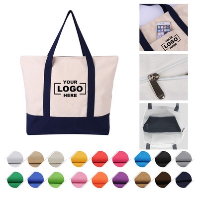 Full Color Customizable Canvas Tote