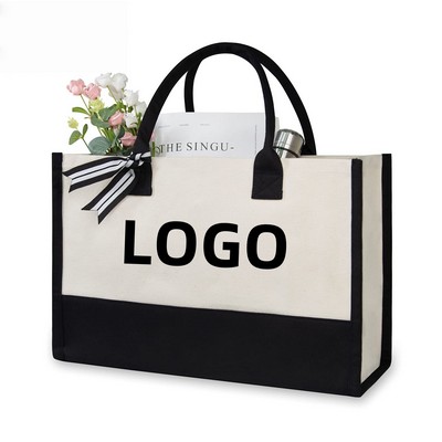 Bulk Custom Jute Beach Tote for Events