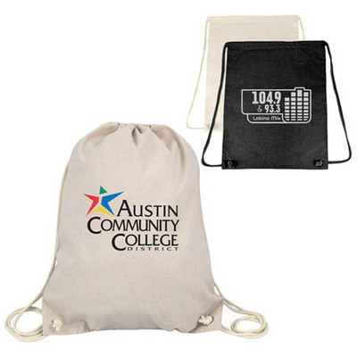 Promo Cotton Drawstring Backpack