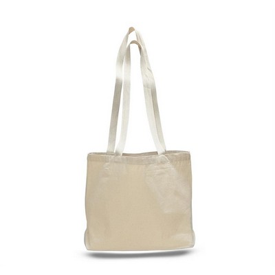 Large Canvas Messenger Bag with Gusset