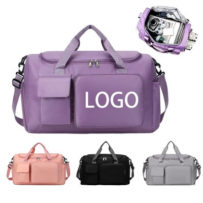 Unisex Travel Duffel Bag with Handles
