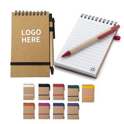 Coiled Notebook & Pen Combo